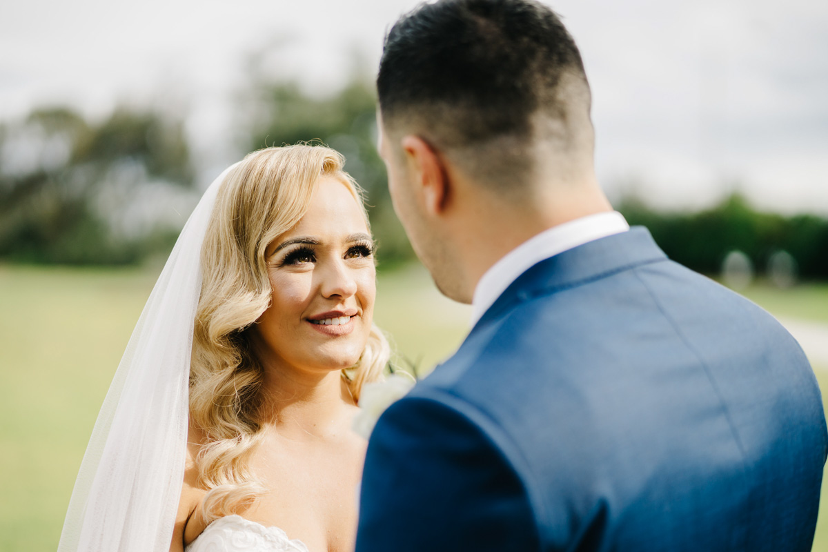 real bride wears rosamund wedding dress by maggie sottero