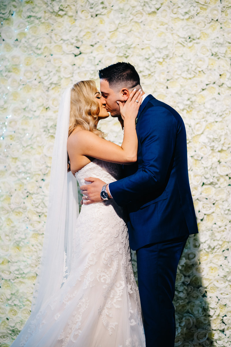 real bride wears rosamund wedding dress by maggie sottero