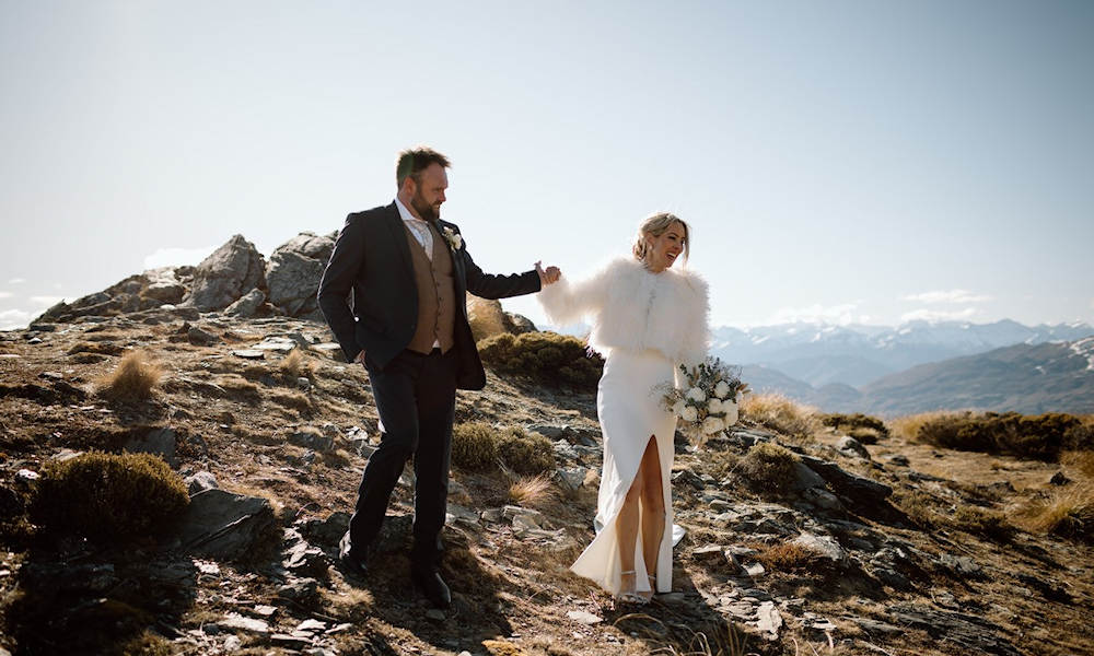 White Winter Wedding Dress Melbourne