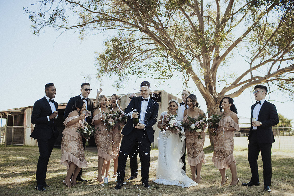 Danielle + Myles | RC REAL BRIDE | Berta 15-15 Wedding Gown | Raffaele Ciuca | Melbourne Wedding Gowns