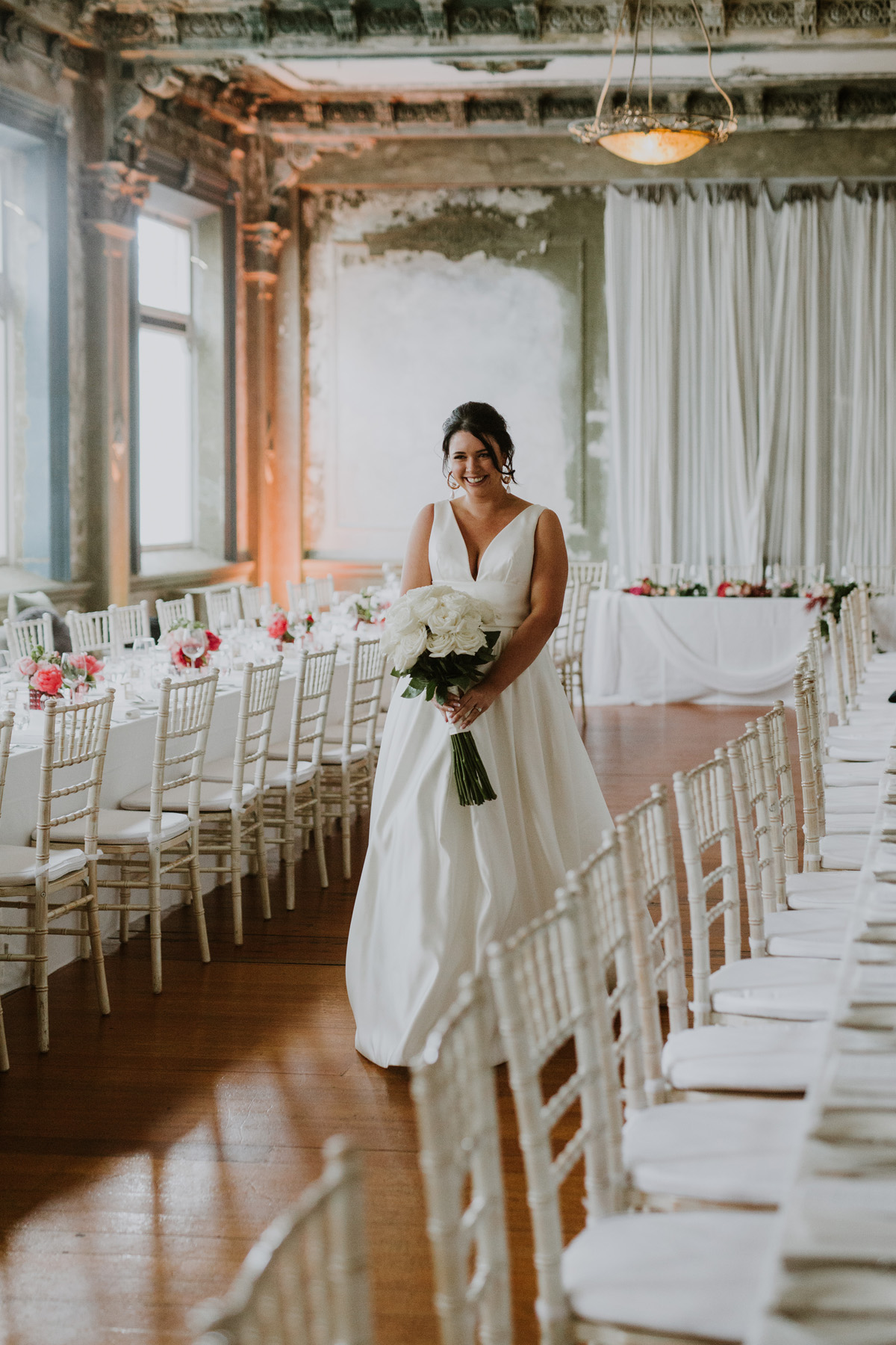 APRIL + ADAM | REAL BRIDE | REAL WEDDING | La Sposa Ralea BALLGOWN