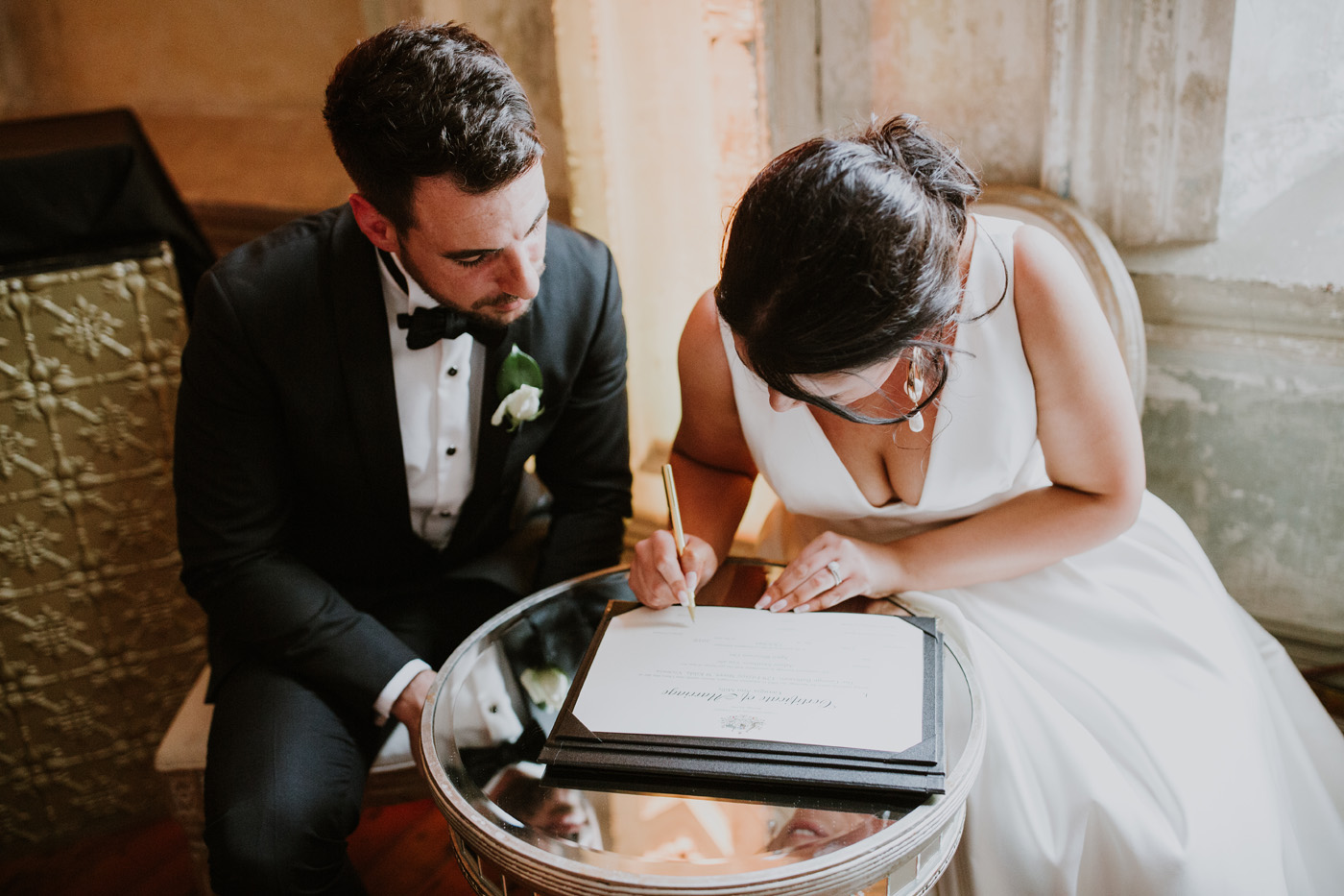 APRIL + ADAM | REAL BRIDE | REAL WEDDING | La Sposa Ralea BALLGOWN