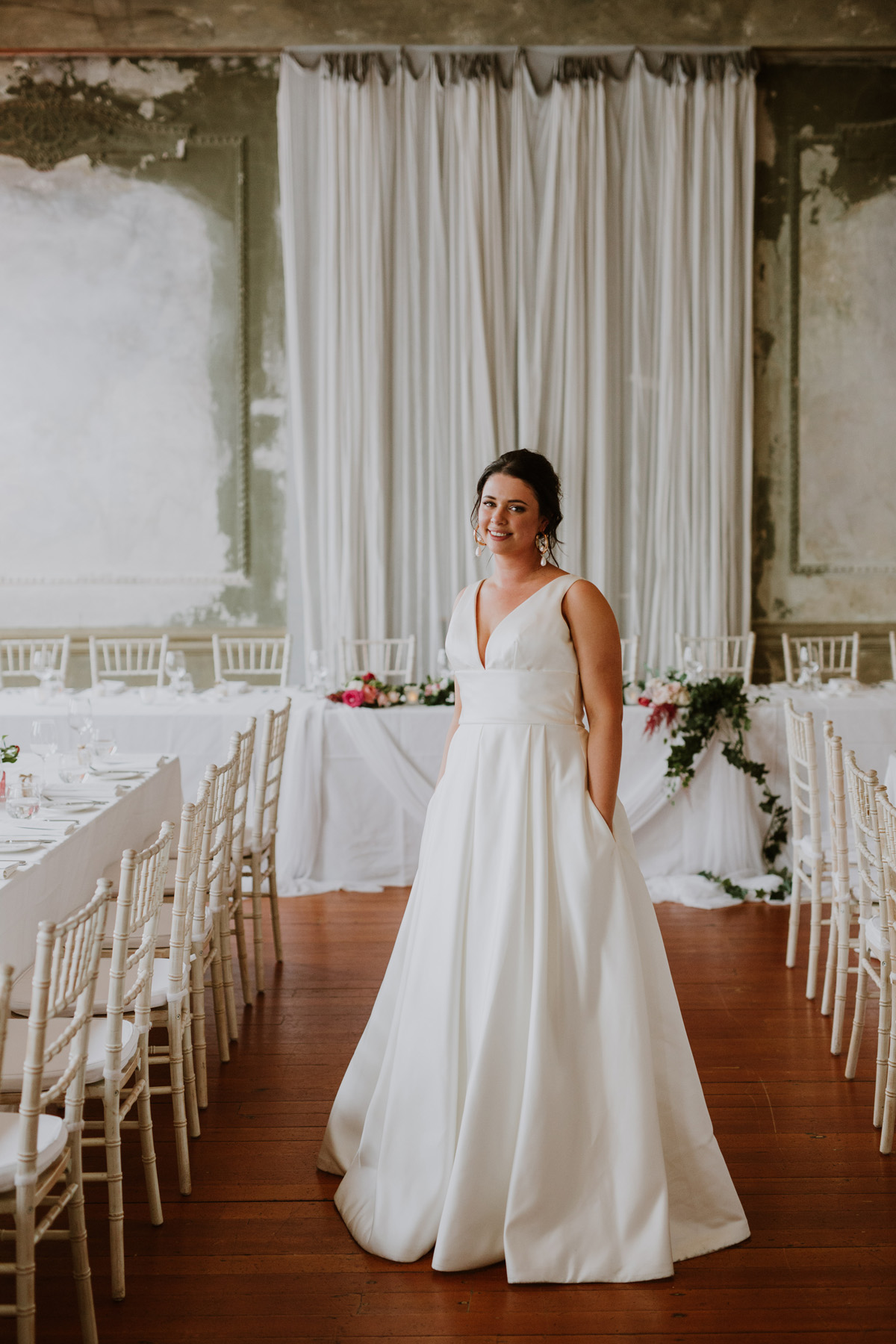 APRIL + ADAM | REAL BRIDE | REAL WEDDING | La Sposa Ralea BALLGOWN