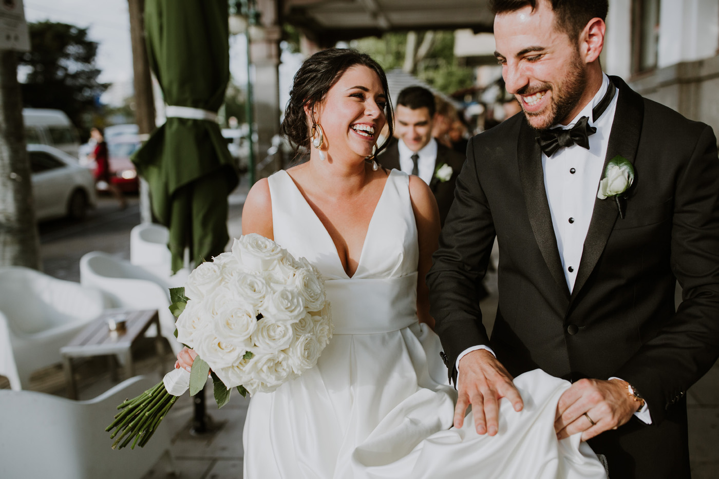 APRIL + ADAM | REAL BRIDE | REAL WEDDING | La Sposa Ralea BALLGOWN