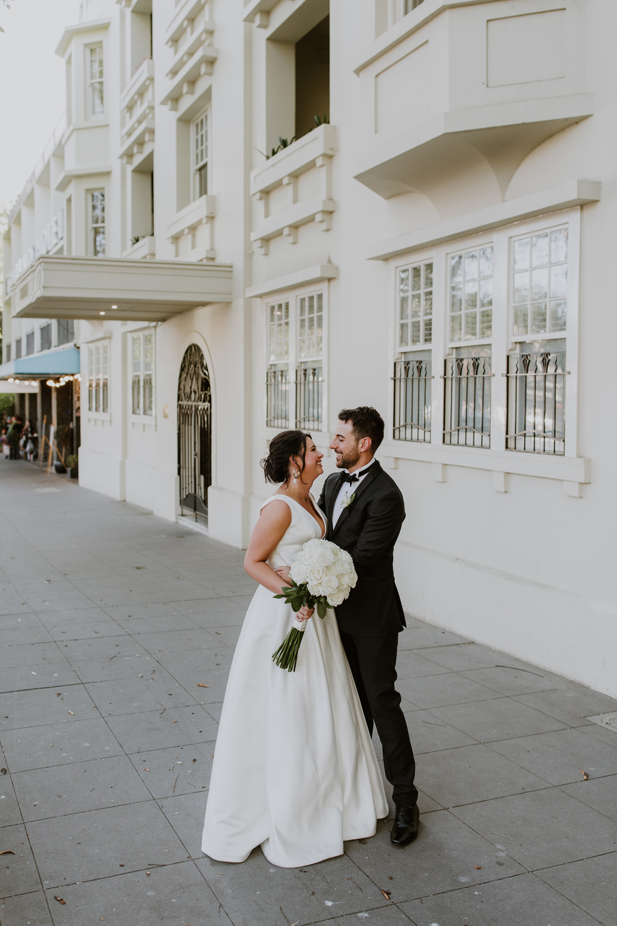 APRIL + ADAM | REAL BRIDE | REAL WEDDING | La Sposa Ralea BALLGOWN