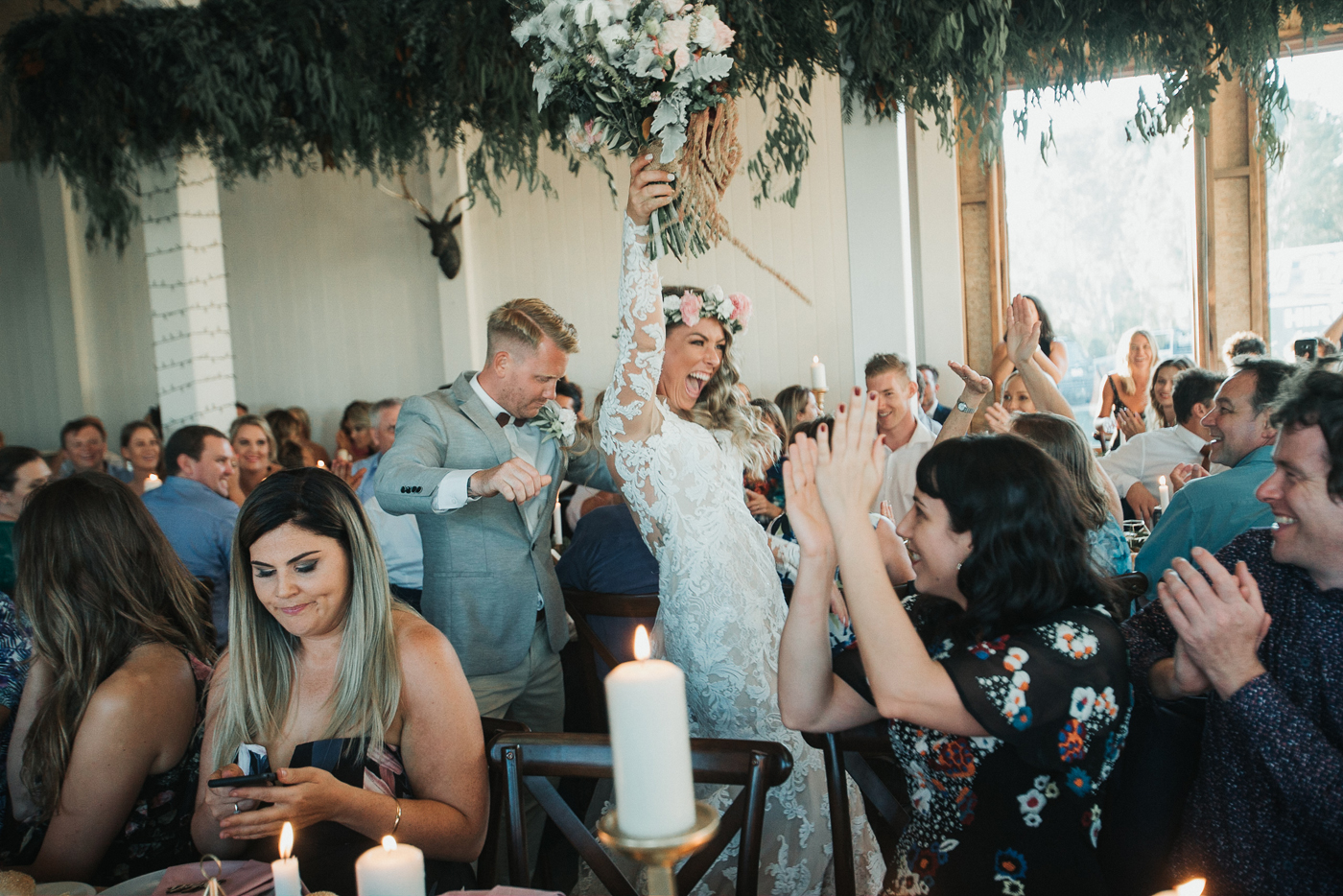 Hannah + David - RCREALBRIDE - Raffaele Ciuca - Melbourne Wedding - Demetrios Style 717