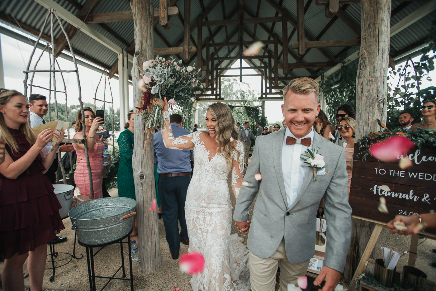 Hannah + David - RCREALBRIDE - Raffaele Ciuca - Melbourne Wedding - Demetrios Style 717