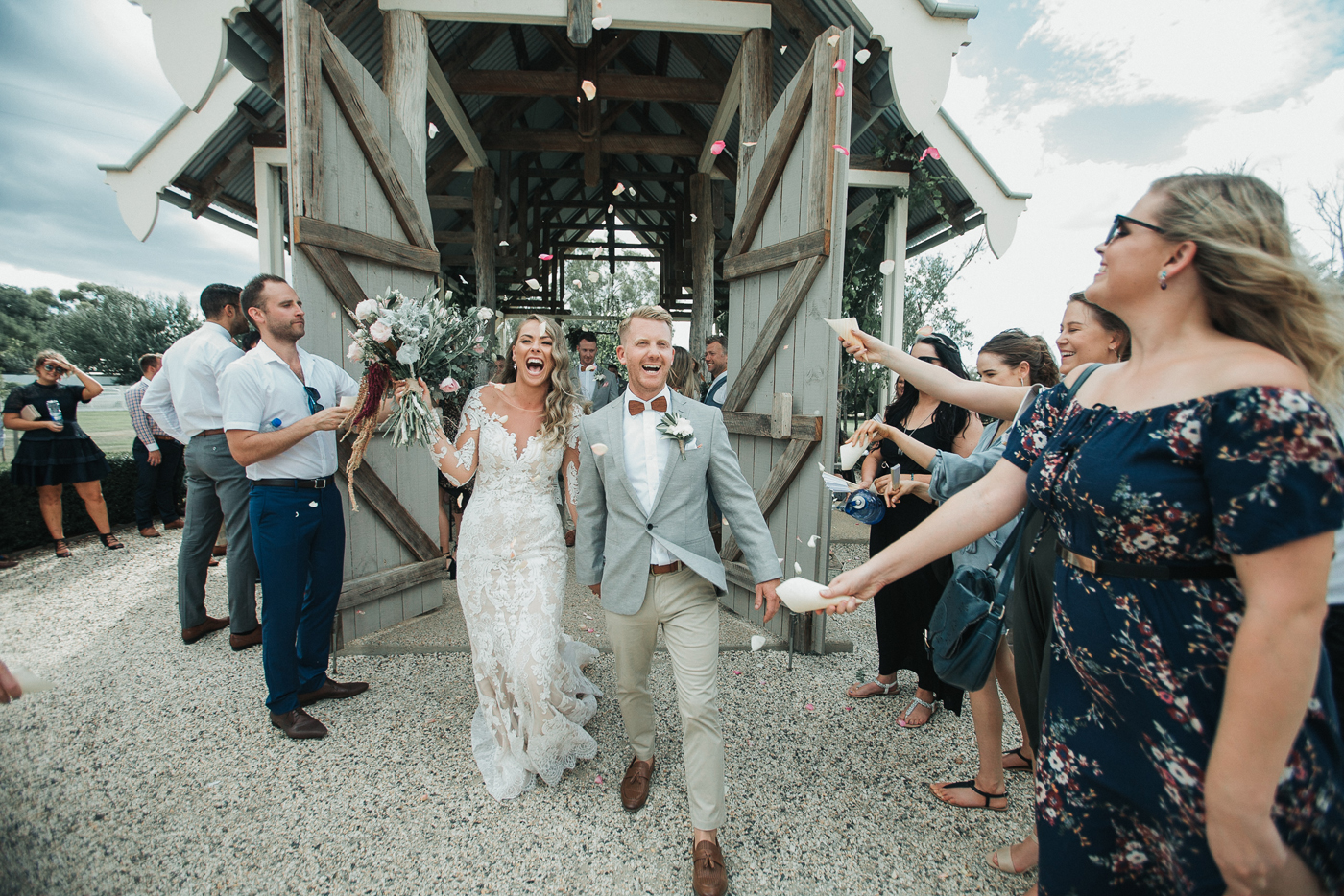 Hannah + David - RCREALBRIDE - Raffaele Ciuca - Melbourne Wedding - Demetrios Style 717