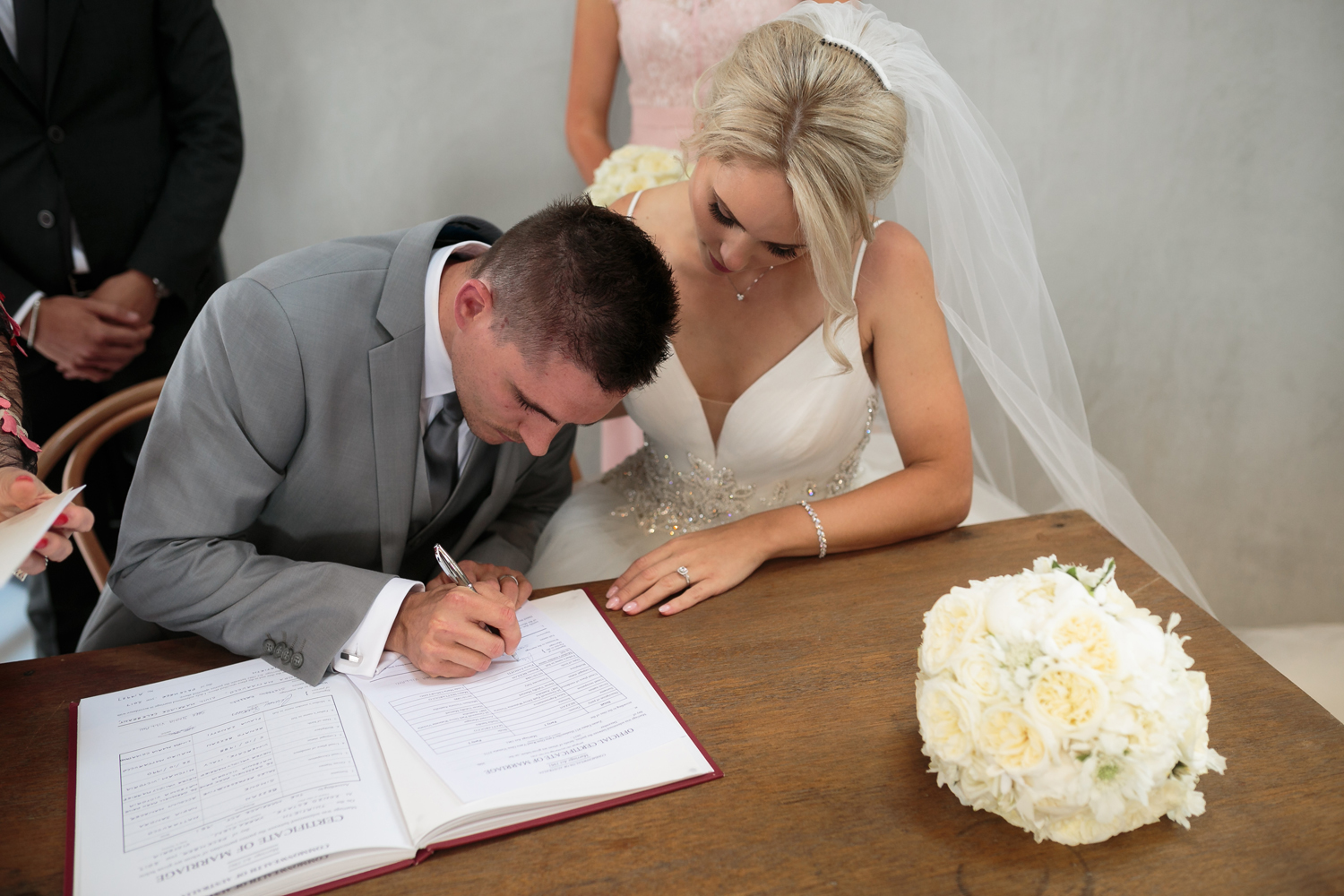 Nadia Simone Wedding RC Real Bride Demetrios Style 725