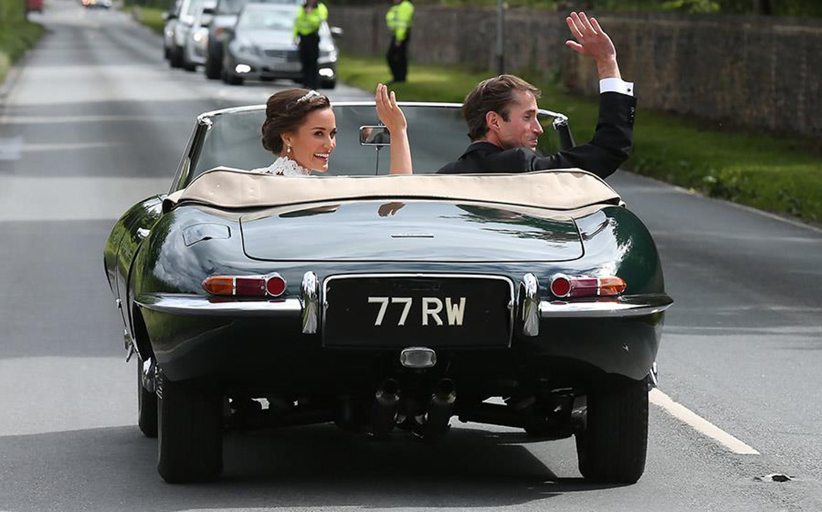 car pippa wedding