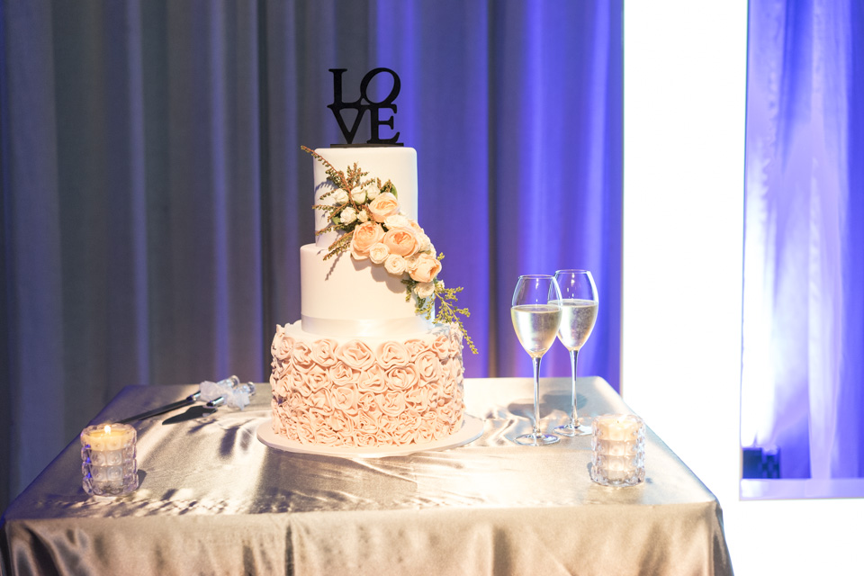 Raffaele Ciuca Real Bride Melissa married in a stunning Casablanca wedding dress.