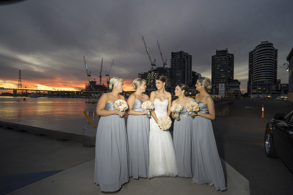 Raffaele Ciuca Real Bride Melissa married in a stunning Casablanca wedding dress.
