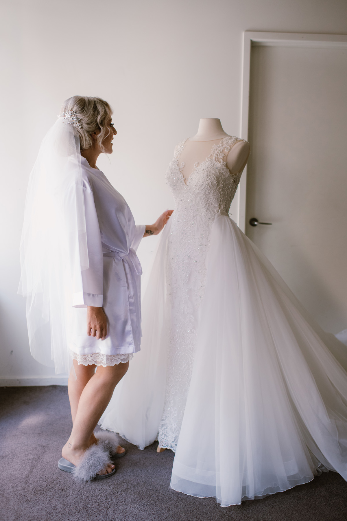 ERIKA + BEN | REAL BRIDE | DEMETRIOS 707 | MELBOURNE WEDDING GOWN | MELBOURNE BRIDAL