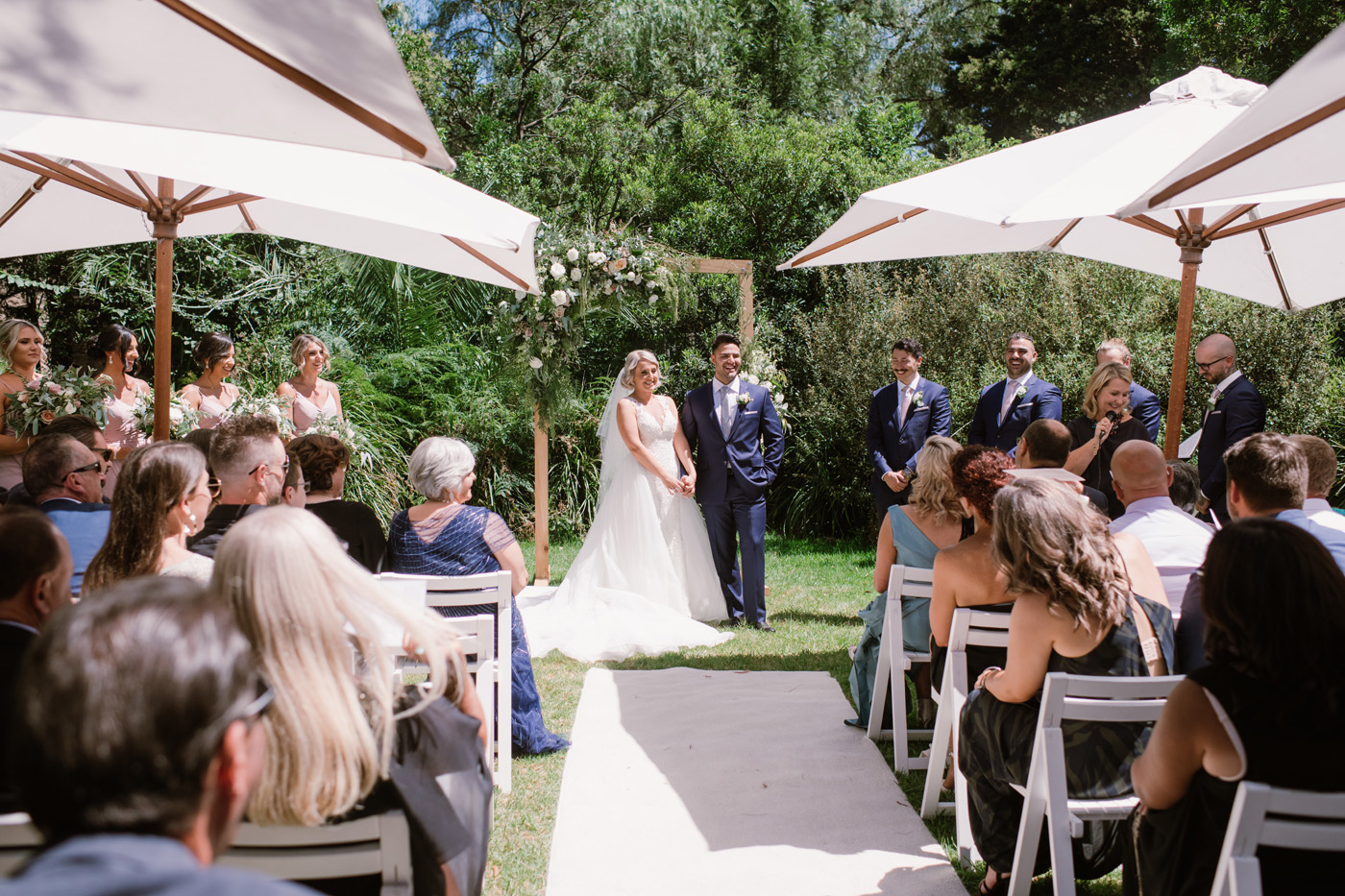 ERIKA + BEN | REAL BRIDE | DEMETRIOS 707 | MELBOURNE WEDDING GOWN | MELBOURNE BRIDAL