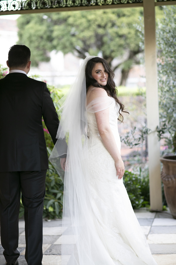 RC REAL BRIDE MICHELLE + NATHAN - PRONOVIAS WEDDING DRESS IN PANOLA RAFFAELE CIUCA MELBOURNE