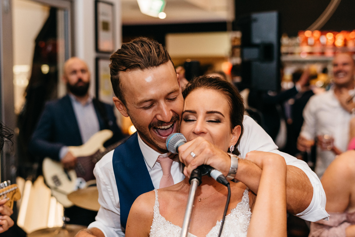 Kristen + Callan | Pronovias Wedding Dress in Mariana | Low back Wedding Dress | Noosa Queensland Wedding | Real Wedding | Real Bride