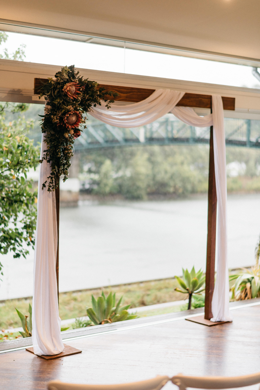 Kristen + Callan | Pronovias Wedding Dress in Mariana | Low back Wedding Dress | Noosa Queensland Wedding | Real Wedding | Real Bride