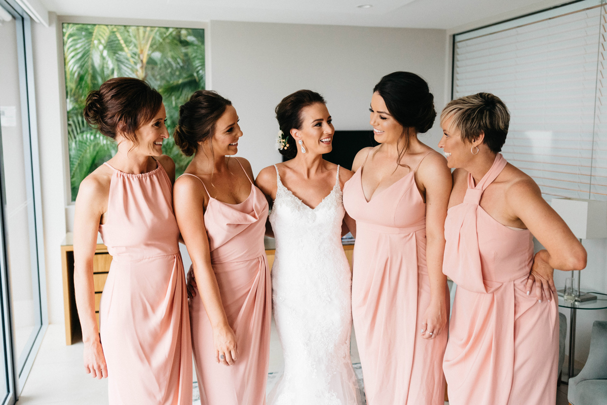 Kristen + Callan | Pronovias Wedding Dress in Mariana | Low back Wedding Dress | Noosa Queensland Wedding | Real Wedding | Real Bride