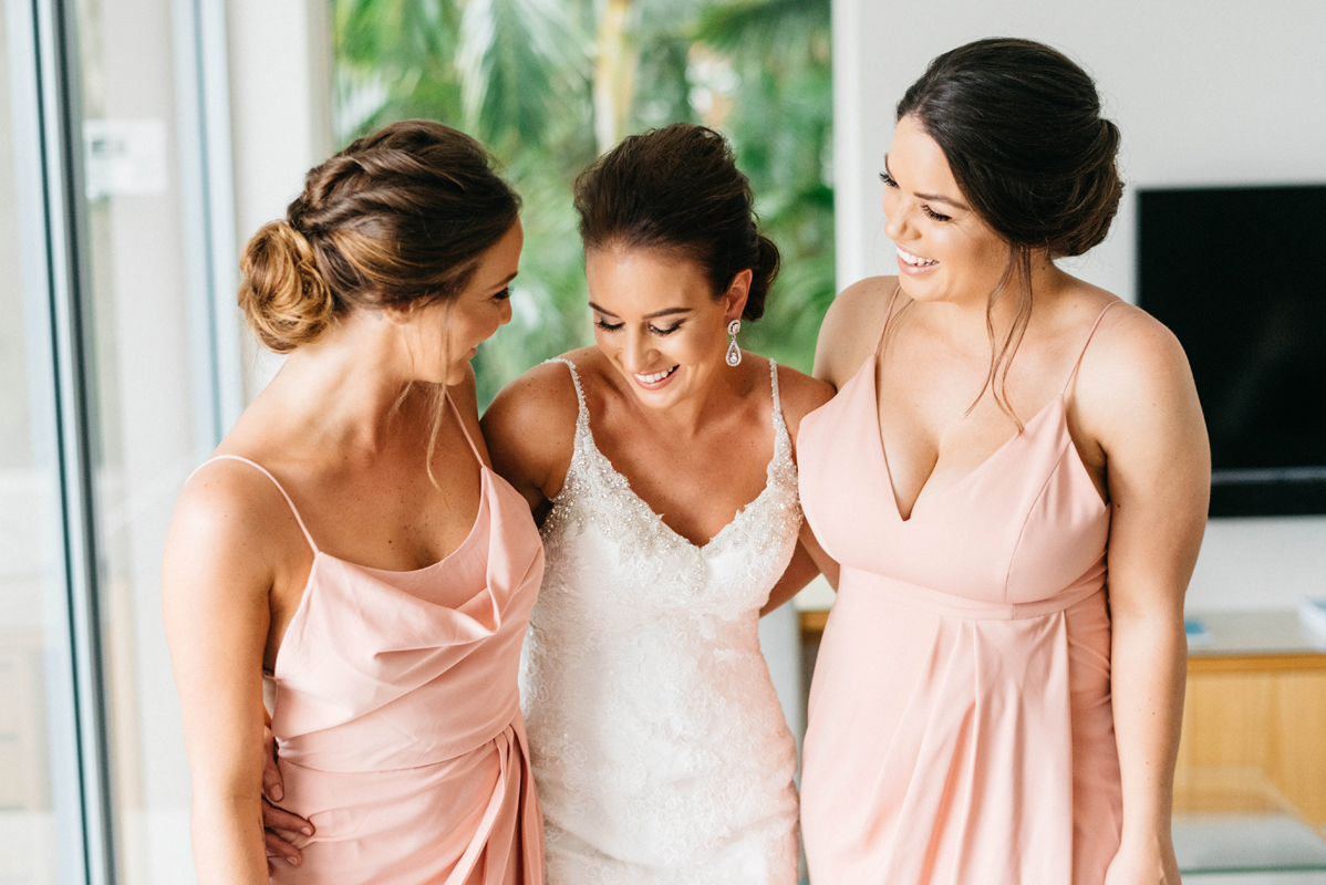 Kristen + Callan | Pronovias Wedding Dress in Mariana | Low back Wedding Dress | Noosa Queensland Wedding | Real Wedding | Real Bride