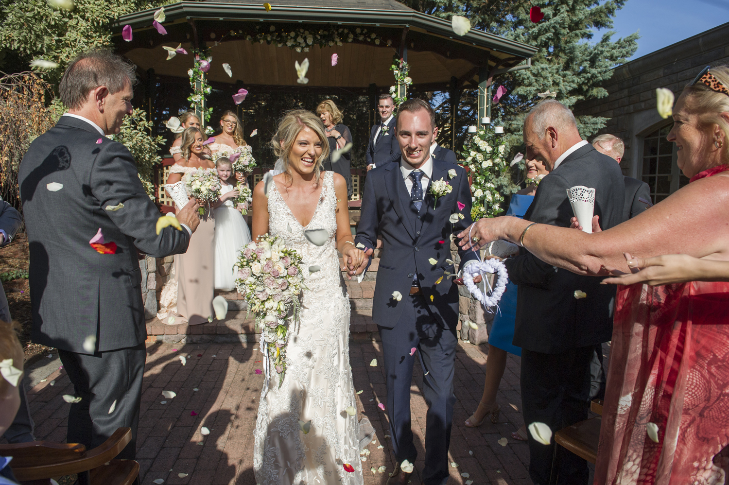 ROBYN + MITCHELL MELBOURNE WEDDING - ALLURE BRIDALS WEARING STYLE ANGIE 9116 - A -LINE WEDDING DRESS