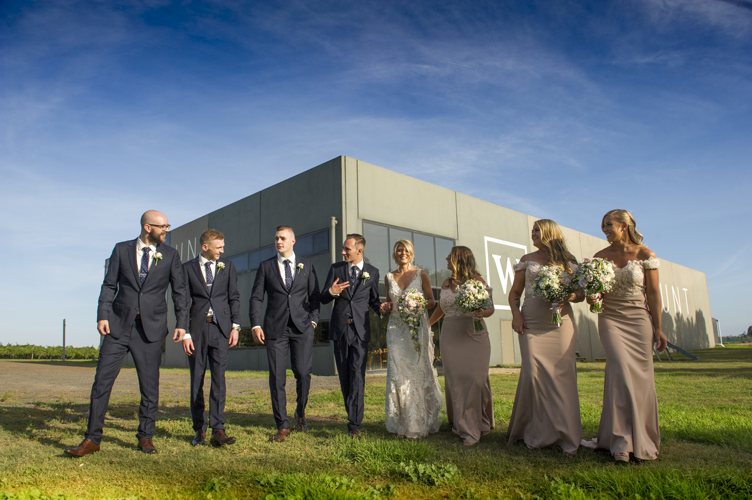 ROBYN + MITCHELL MELBOURNE WEDDING - ALLURE BRIDALS WEARING STYLE ANGIE 9116 - A -LINE WEDDING DRESS