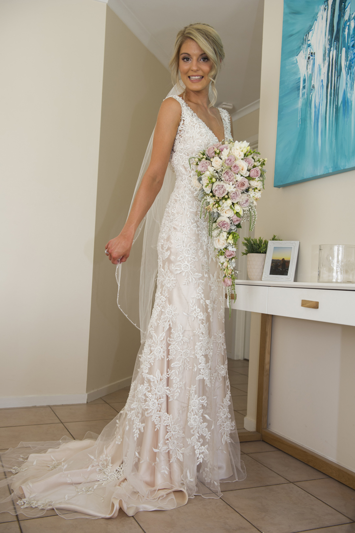 ROBYN + MITCHELL MELBOURNE WEDDING - ALLURE BRIDALS WEARING STYLE ANGIE 9116 - A -LINE WEDDING DRESS