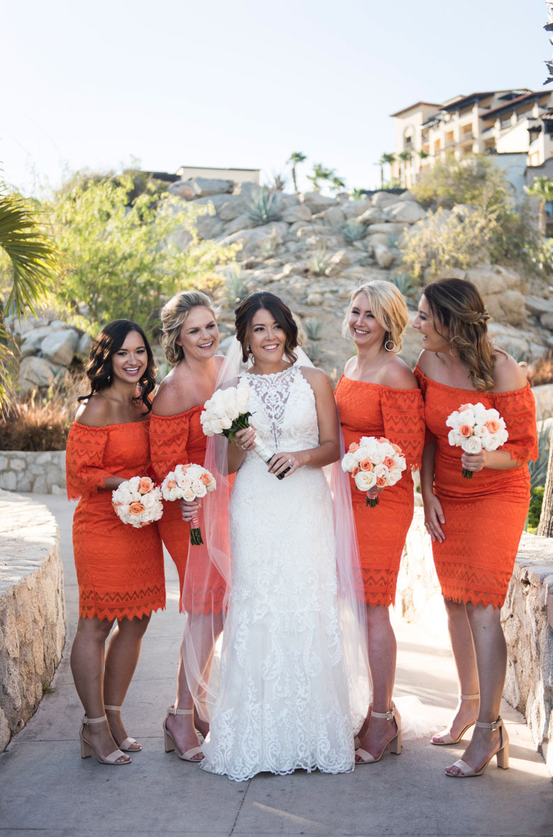 Real bride wears Winifred wedding dress by Sottero and Midgley for destination Mexico wedding