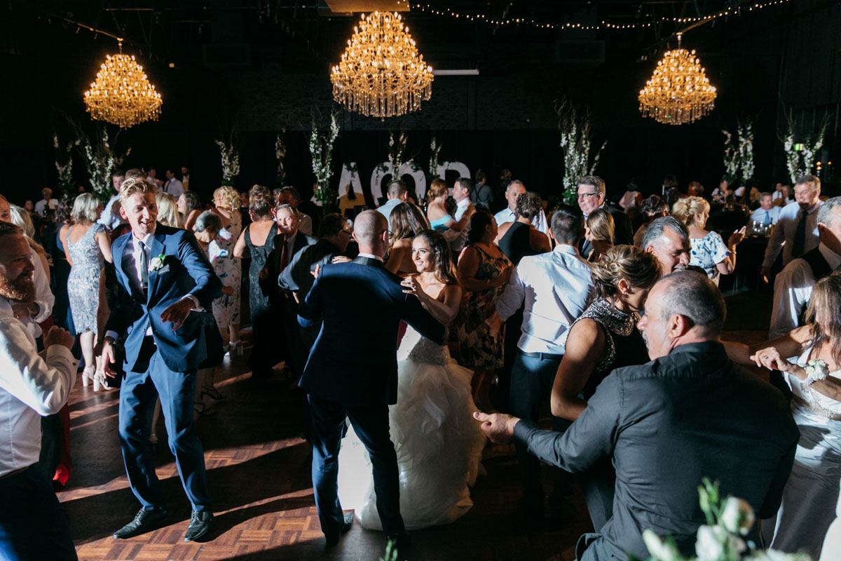 wedding reception dancing 