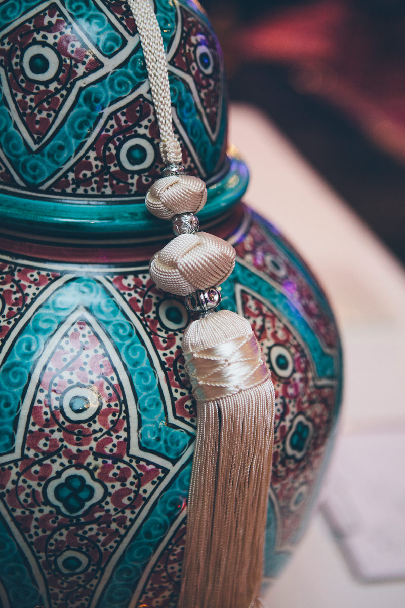 Raffaele Ciuca Bride wears Allure Bridal 9121 wedding dress for Moroccan themed wedding 