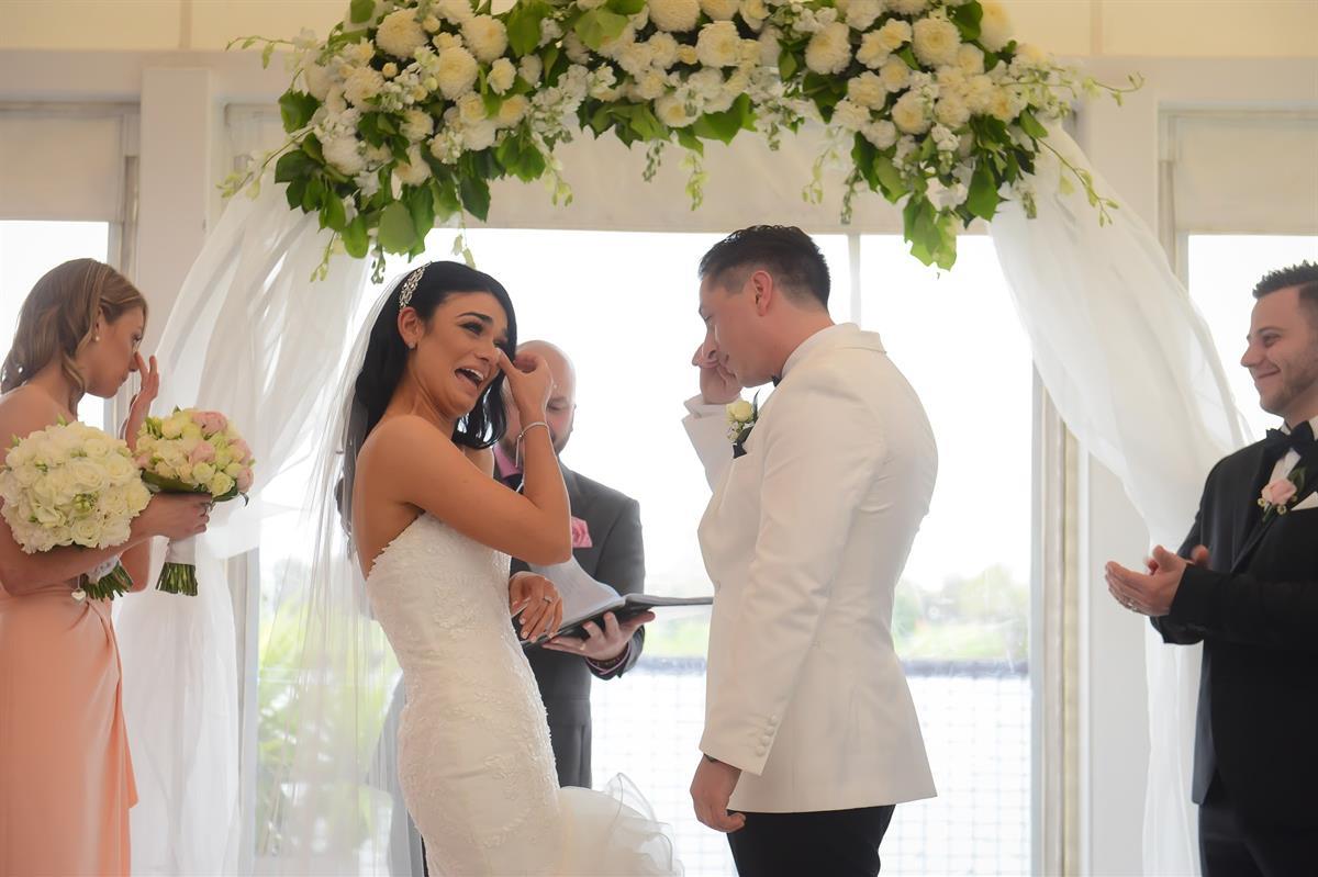 Raffaele Ciuca-Real bride michelle marries in Pronovias Beca gown for Melbourne city wedding_7