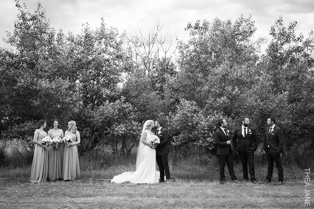 real bride wears tamar wedding dress by pronovias