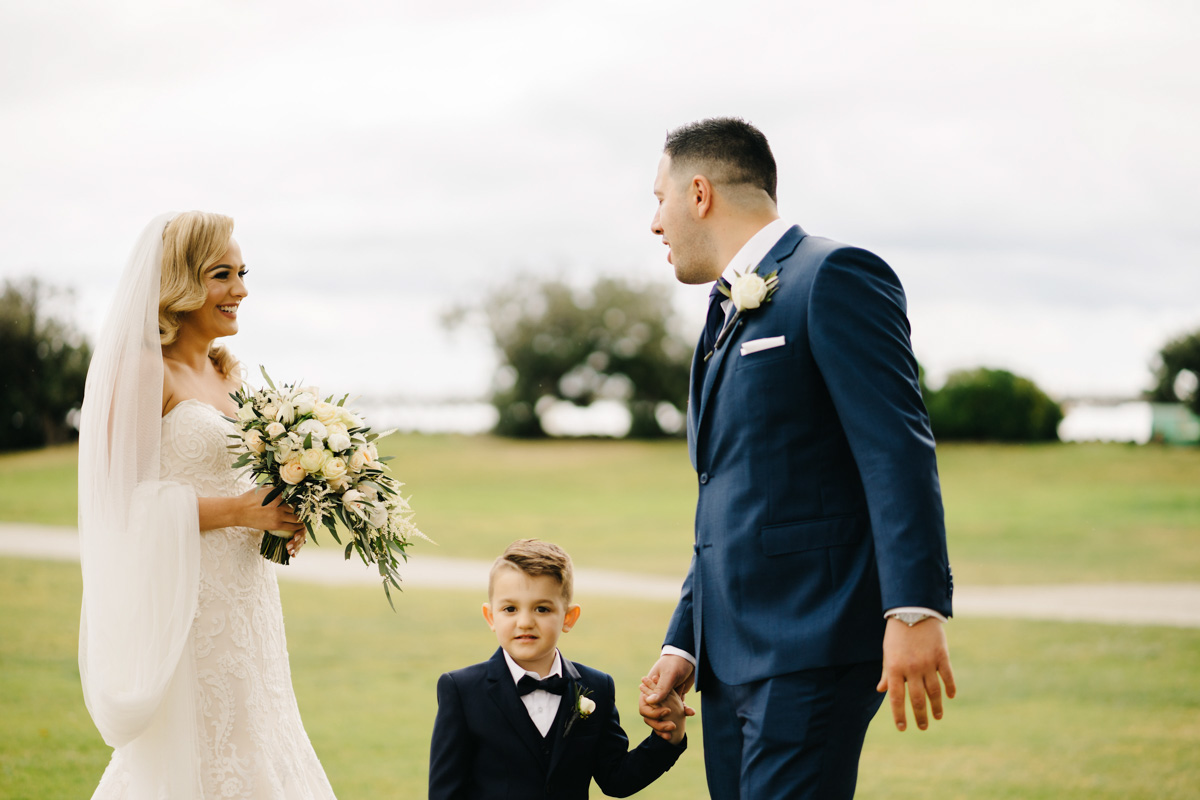real bride wears rosamund wedding dress by maggie sottero