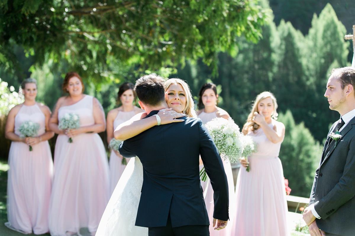 bride and groom mountain top queenstown new zealand