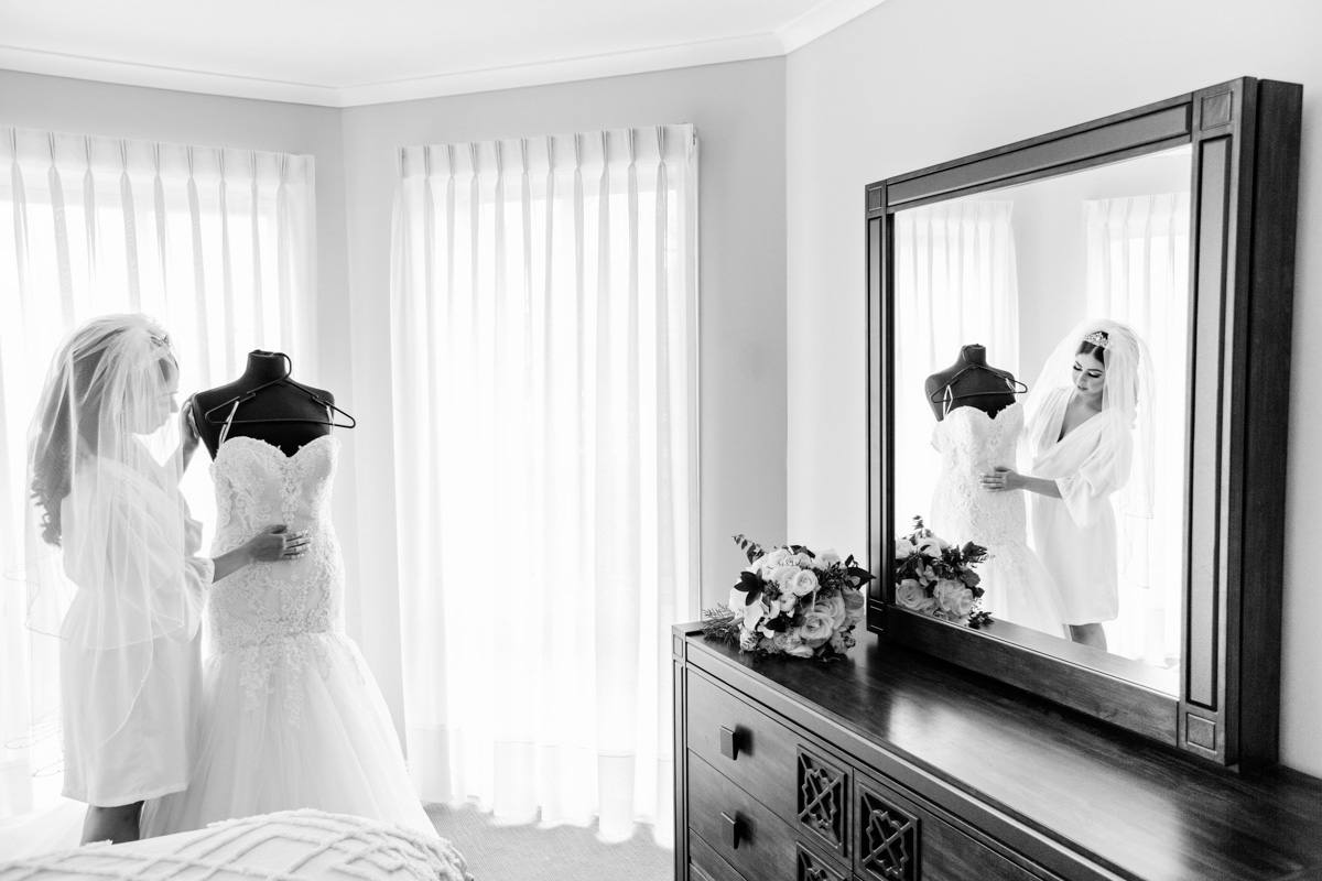real bride wears Keely wedding dress by Maggie Sottero