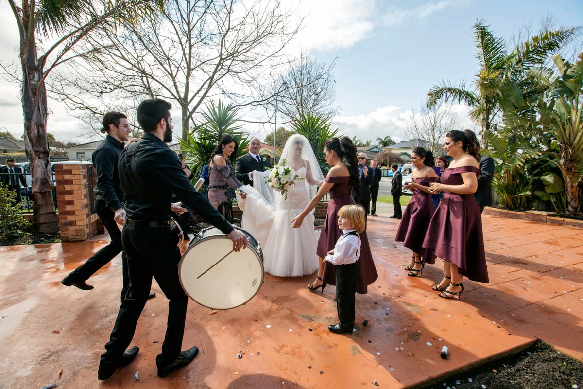 real bride wears Keely wedding dress by Maggie Sottero