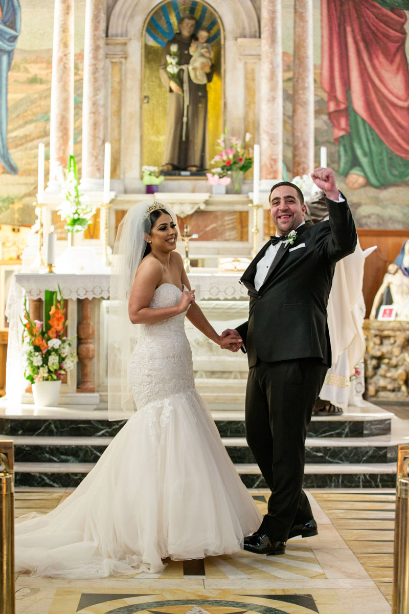 real bride wears Keely wedding dress by Maggie Sottero
