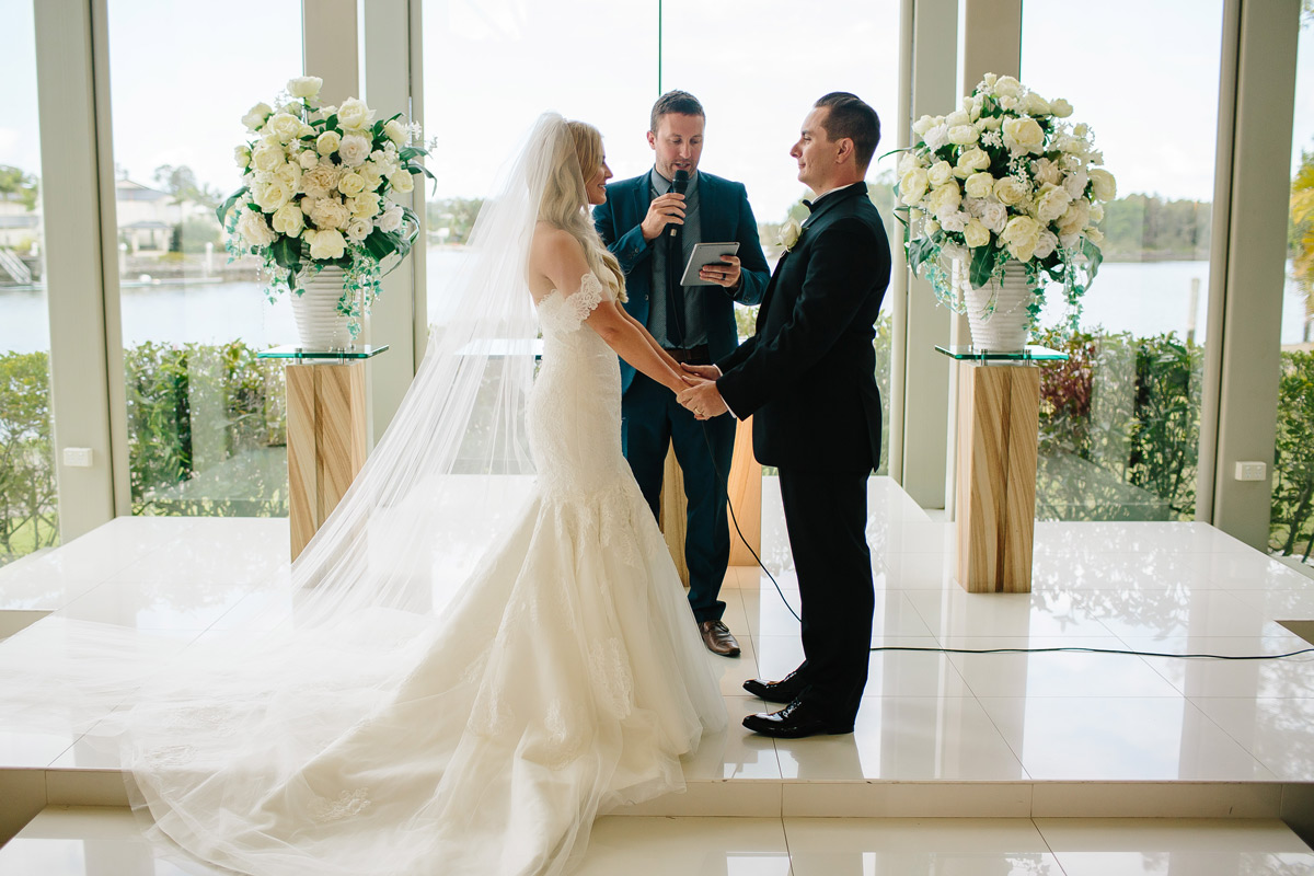 #RCRealBride Bec married in our Appolina lace wedding dress by Allure Bridals in Melbourne, Australia