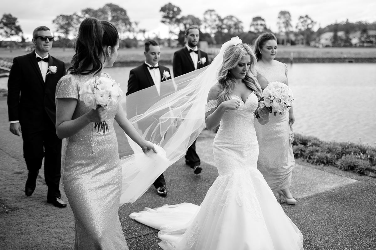 #RCRealBride Bec married in our Appolina lace wedding dress by Allure Bridals in Melbourne, Australia