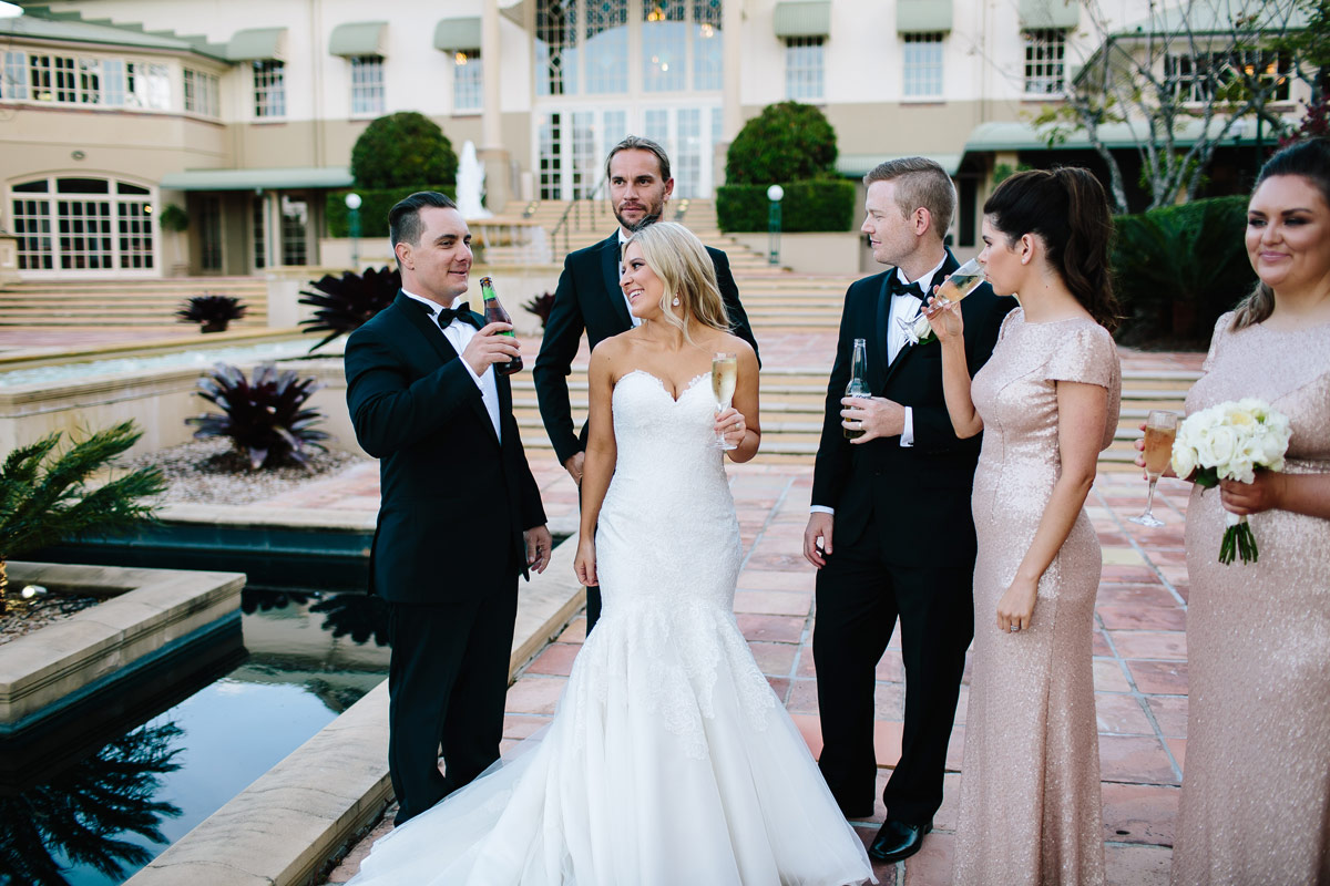 #RCRealBride Bec married in our Appolina lace wedding dress by Allure Bridals in Melbourne, Australia