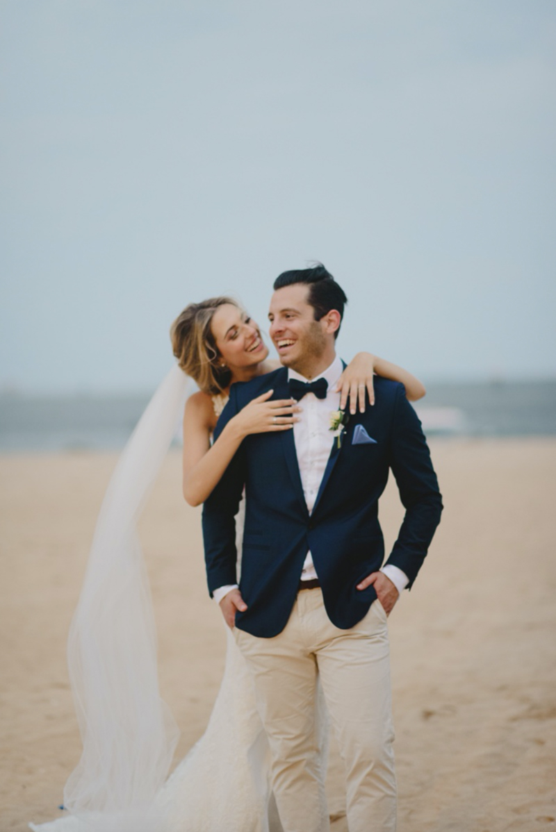 Raffaele Ciuca bride married in Bali in our Prunelle wedding dress by Pronovnas