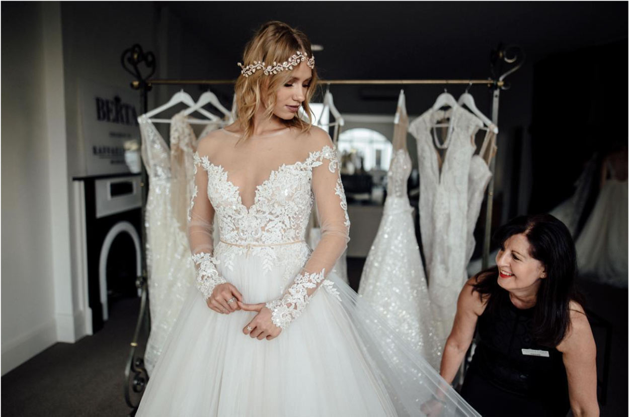 Berta bridal wedding dress from Raffaele Ciuca, Melbourne