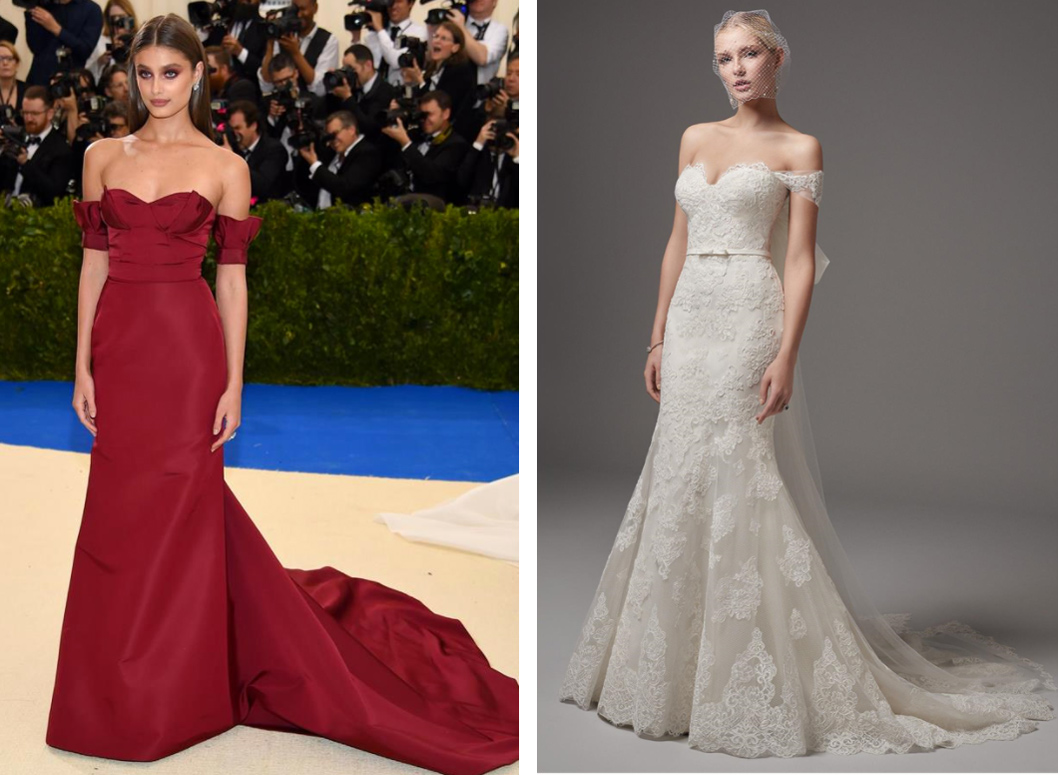 Taylor-Hill-in-Carolina-Herrera-Met-Gala-2017-Addison-by-Sottero-and-Midgely