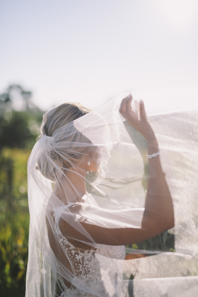 Tynelle & Mervyn RC real bride Demetrios 626 FIT AND FLARE WEDDING DRESS