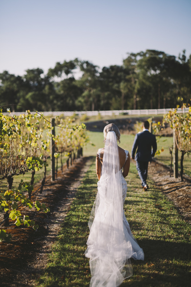 Tynelle & Mervyn RC real bride Demetrios 626 FIT AND FLARE WEDDING DRESS