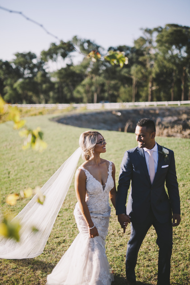 Tynelle & Mervyn RC real bride Demetrios 626 FIT AND FLARE WEDDING DRESS