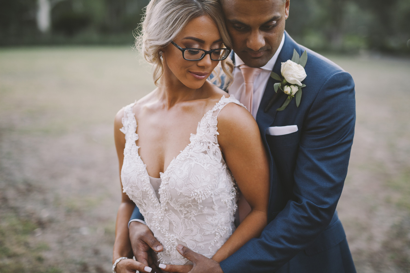 Tynelle & Mervyn RC real bride Demetrios 626 FIT AND FLARE WEDDING DRESS