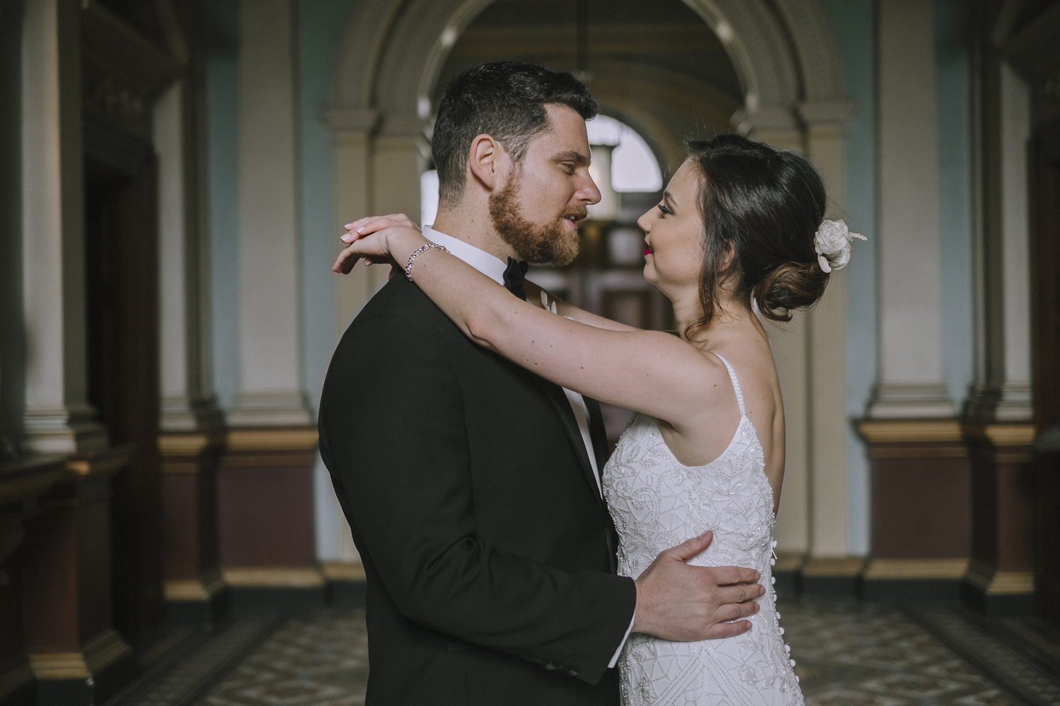 GRETA + ANGELO Rosa Clara Wedding Dress in 'Wire' - Raffaele Ciuca Real Bride