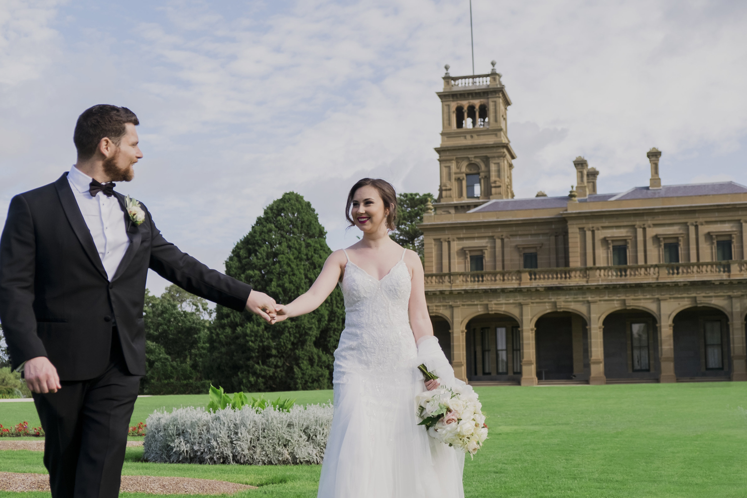 GRETA + ANGELO Rosa Clara Wedding Dress in 'Wire' - Raffaele Ciuca Real Bride